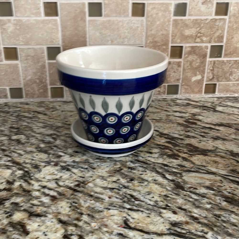 Polish Pottery planter